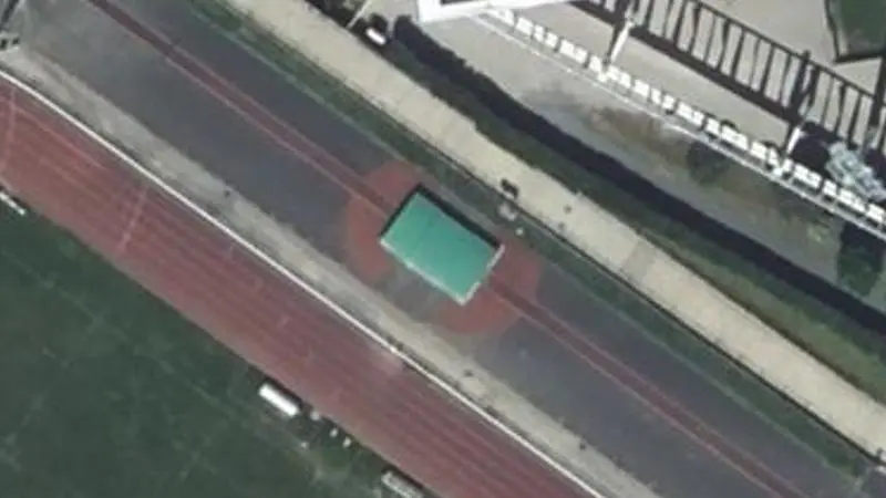 Vue aérienne du spot Pôle Sportif Natalie Thoumas-Gui