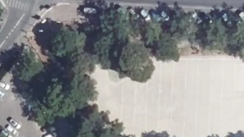 Vue aérienne du spot Pinède des Lices, Boulevard Sainte Anne