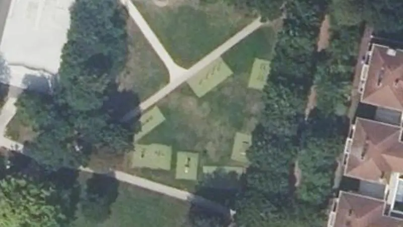 Vue aérienne du spot Parc Sainte-Barbe