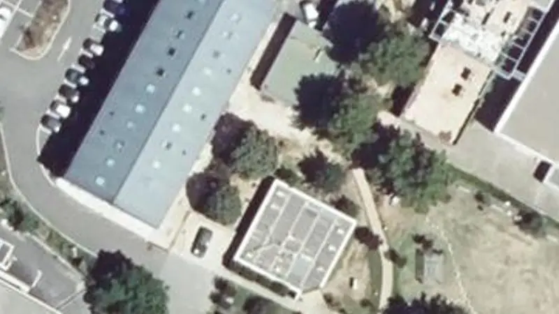 Vue aérienne du spot Jardin C.R.O.U.S