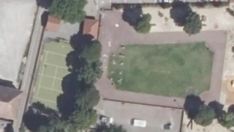 Vue aérienne du spot Jardin de ville