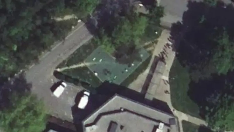 Vue aérienne du spot Halle Grémeaux
