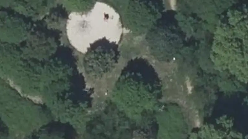 Vue aérienne du spot Abdos Lombaire