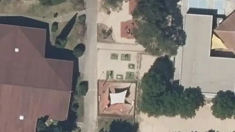 Vue aérienne du spot Salle Marius Aimonetto