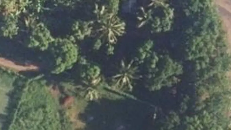 Vue aérienne du spot Aire de fitness d'Hagnoundrou