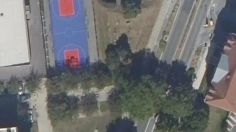 Vue aérienne du spot Terrain de Proximite Cite Thorez