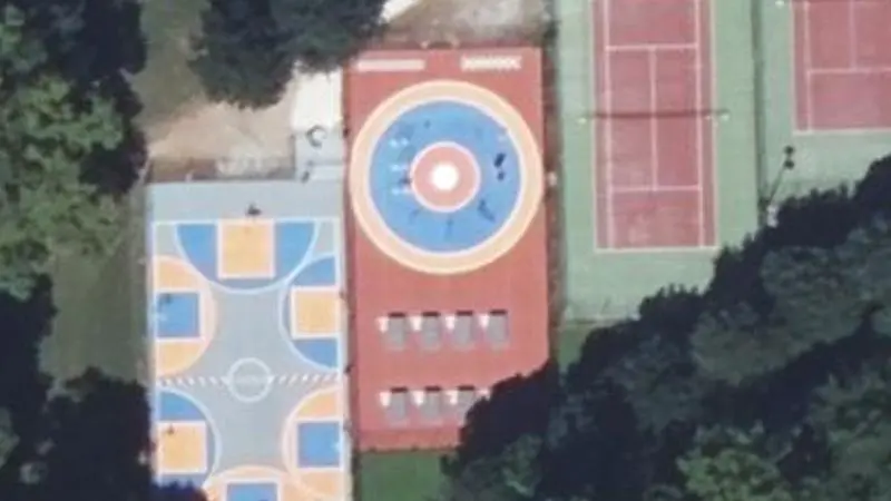 Vue aérienne du spot Complexe des Béthanies