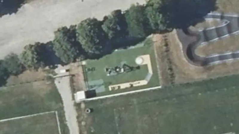 Vue aérienne du spot Boulodrome
