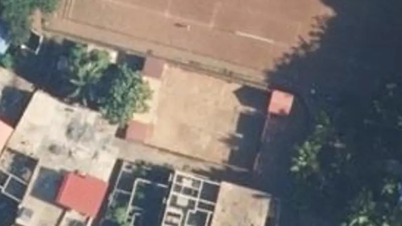 Vue aérienne du spot Aire de fitness de Trevani