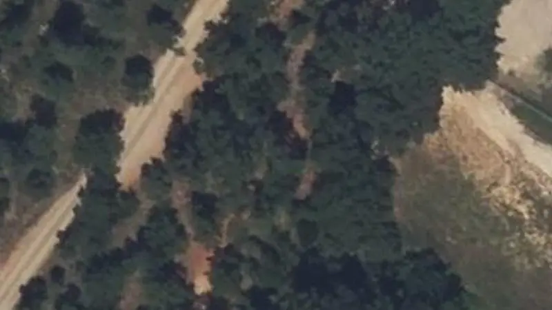 Vue aérienne du spot Parcabout