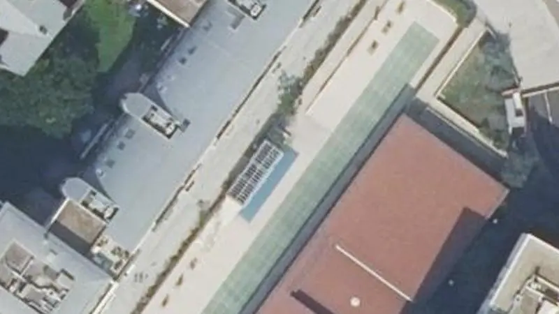 Vue aérienne du spot Espace sportif Rosa Parks
