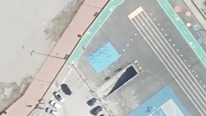 Vue aérienne du spot Pelouses du Front de Mer