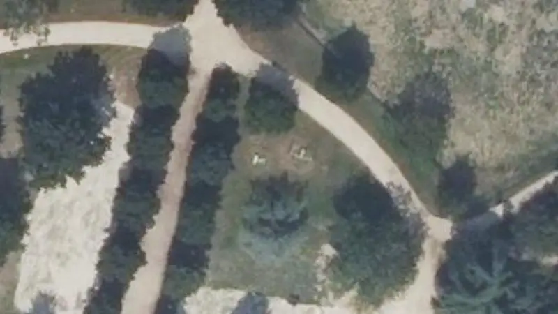 Vue aérienne du spot Parc des Sévines, Rue du Moulin de Cage