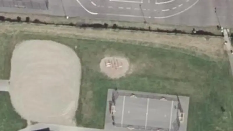 Vue aérienne du spot Complexe sportif de la Résistance