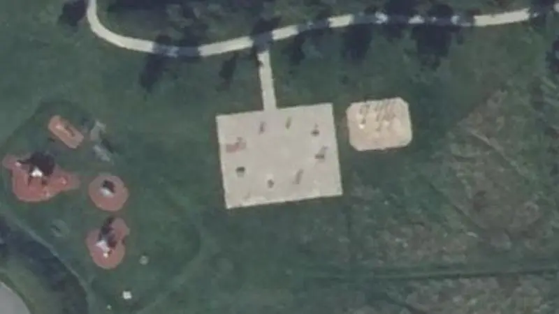 Vue aérienne du spot Complexe sportif des Dryades