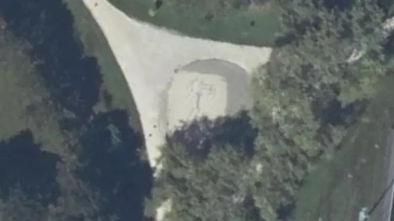 Vue aérienne du spot Plaine de la Saussaie