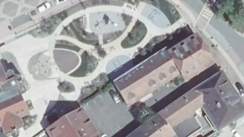 Vue aérienne du spot Parc Bretzel