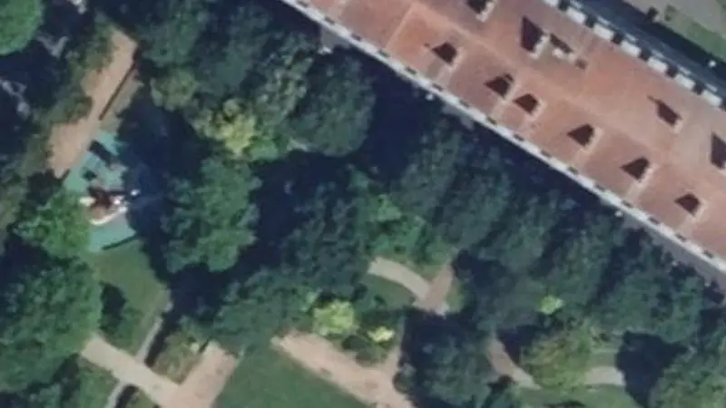 Vue aérienne du spot Square Friant les Quatre Chênes