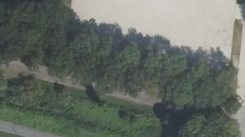 Vue aérienne du spot Parc du Château Bleu, Chemin des Saints Pères