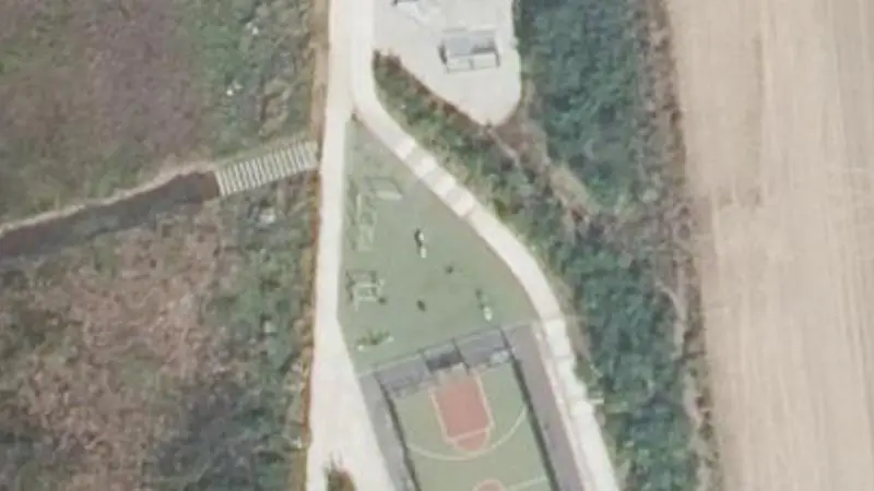 Vue aérienne du spot Parc de la Coulée Verte