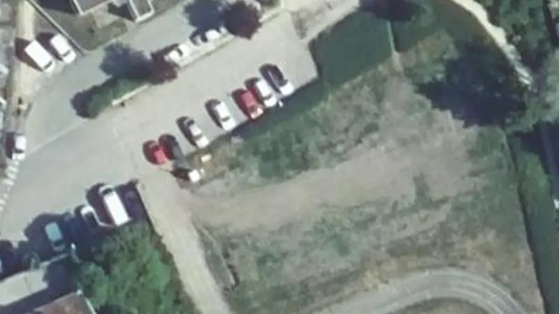 Vue aérienne du spot Agrès musculation plein air