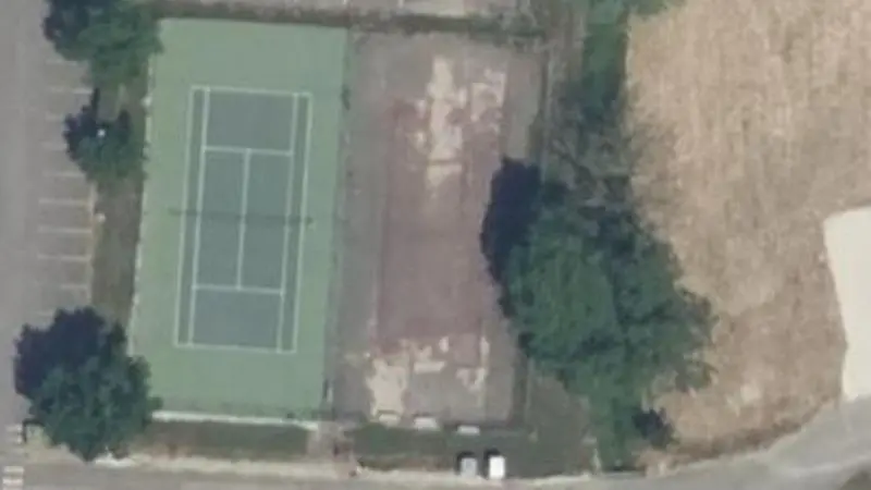 Vue aérienne du spot Ensemble sportif
