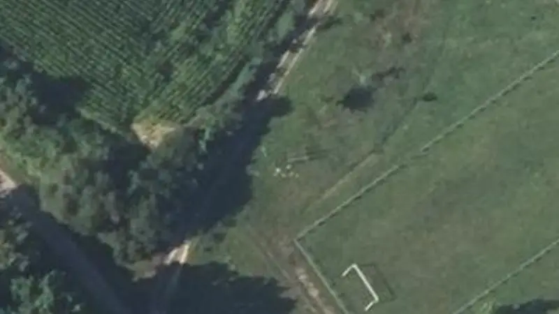Vue aérienne du spot Parcours santé et sportif d'Estialescq