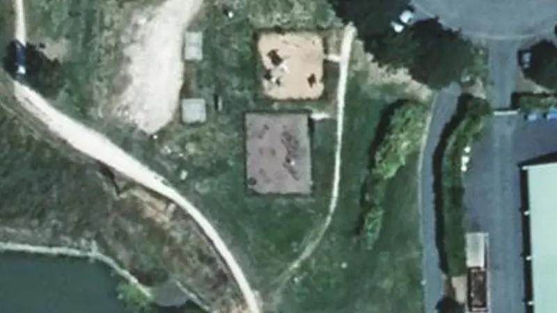 Vue aérienne du spot Aytré Tennis Club