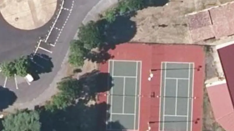Vue aérienne du spot Avenir Saint-Pons Tennis