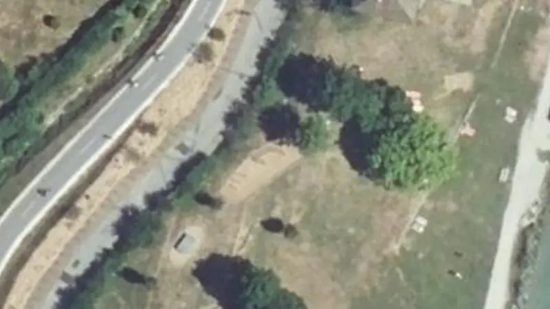 Vue aérienne du spot Plage municipale de Sevrier, Route de la Plage