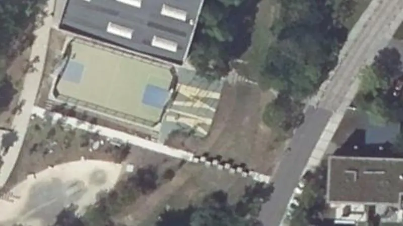 Vue aérienne du spot Salle Pascale Bessière