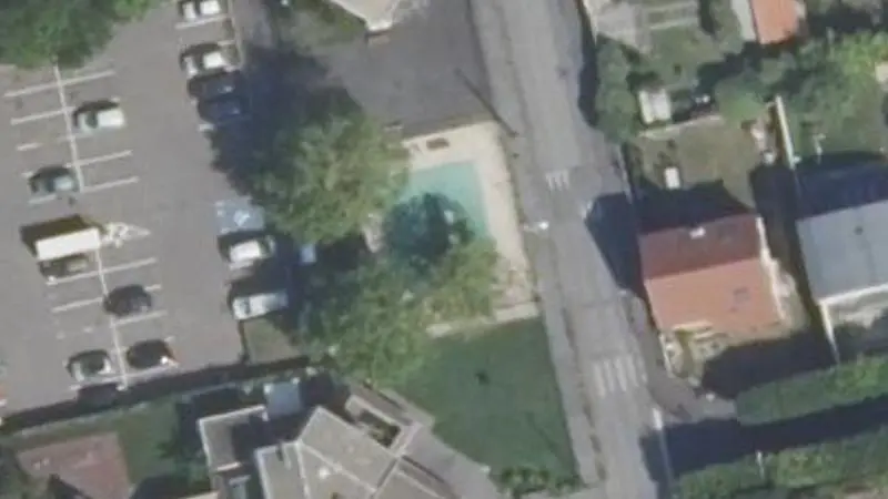 Vue aérienne du spot Place de la Garenne