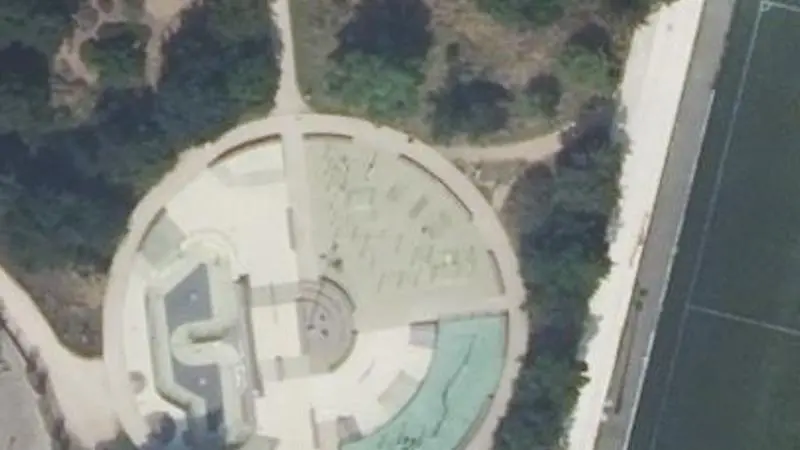 Vue aérienne du spot Parc des Sévines, Rue des Caboeufs
