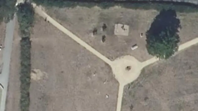 Vue aérienne du spot Espace des Saules