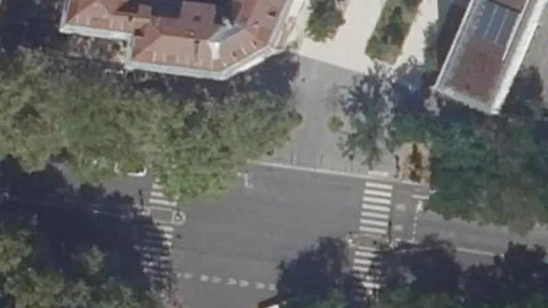Vue aérienne du spot Le jardin sauvage