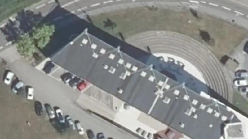 Vue aérienne du spot UFR STAPS - Bâtiment 2 - Salle de Gymnastique