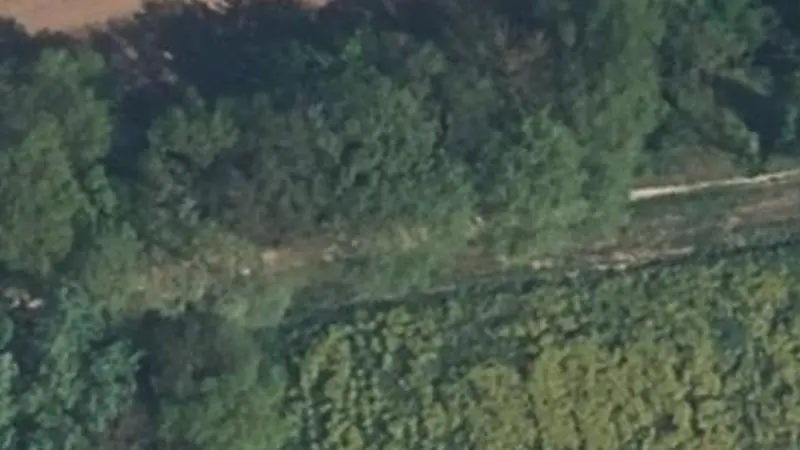 Vue aérienne du spot Mare écologique, Chemin du Moulin du Fort