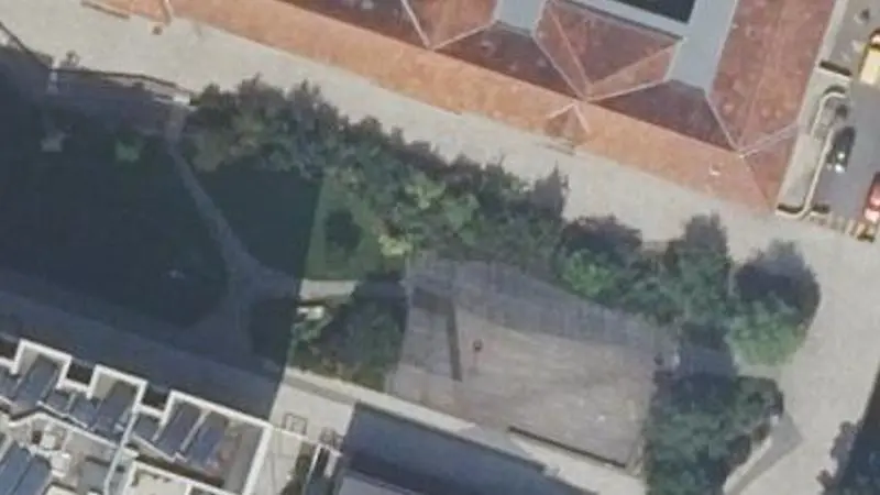 Vue aérienne du spot Arkose Didot