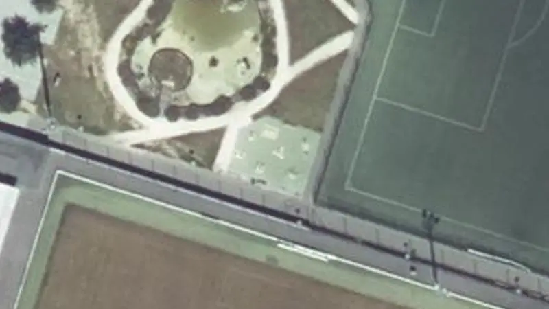 Vue aérienne du spot Complexe sportif Capitany