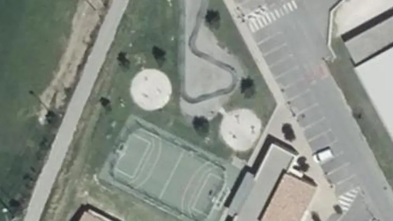 Vue aérienne du spot Tennis Club Malemort-Du-Comtat
