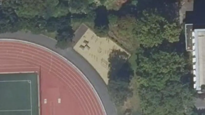 Vue aérienne du spot Mur des poissoniers