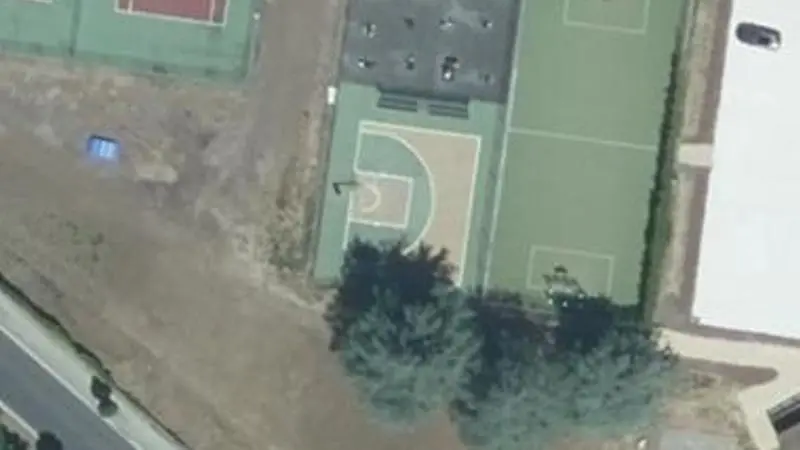 Vue aérienne du spot Aire de loisirs de l'ile d'amour