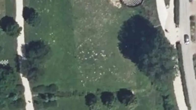 Vue aérienne du spot Parc départemental de Lorient