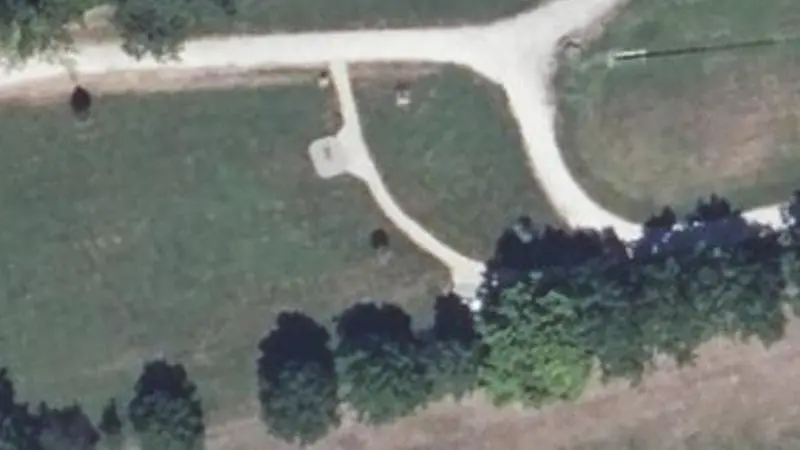 Vue aérienne du spot Parc du Granier, Chemin de la Cura