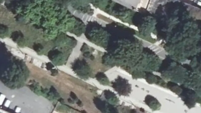 Vue aérienne du spot Parc Flaubert