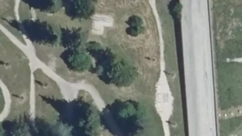 Vue aérienne du spot Espace nature Théos