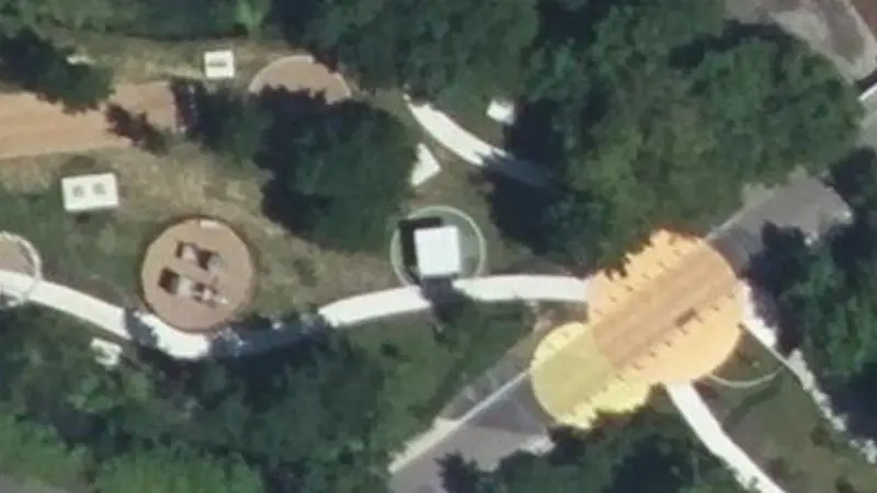 Vue aérienne du spot Parc urbain