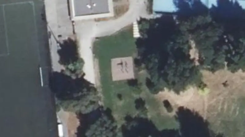 Vue aérienne du spot Parc Lesdiguières