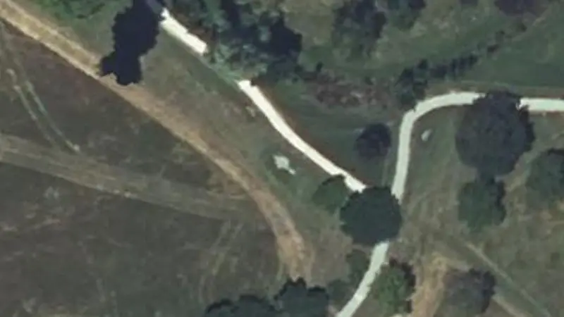 Vue aérienne du spot Le parc de Cinquante, Chemin de Cinquante