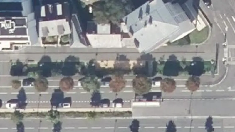 Vue aérienne du spot Les Deux Rives